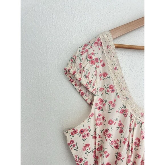 Christy Dawn The Kelly Dress Extended Garnet Tulips Size 1X - Picture 14 of 16